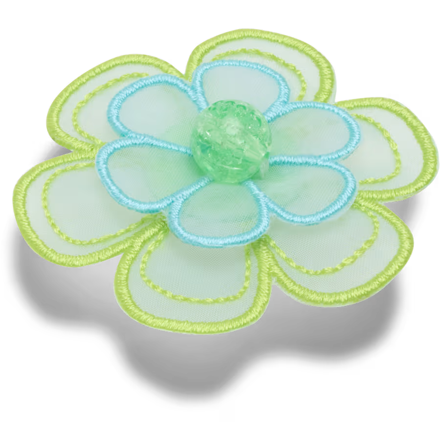 Green Mesh Flower
