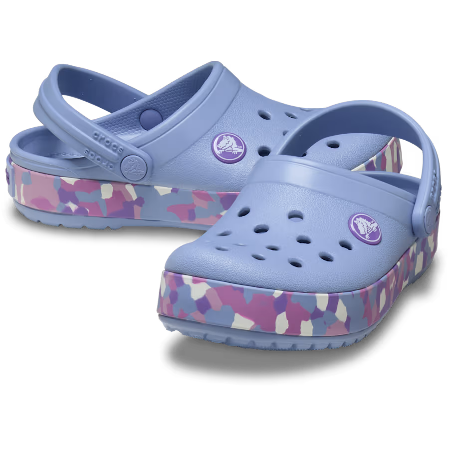 Toddler Crocband Glow Confetti Band Clog