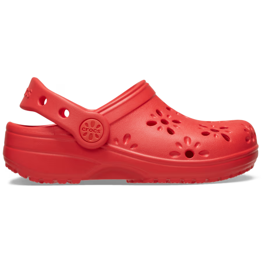 Toddler Classic Floral Cut-Out Clog