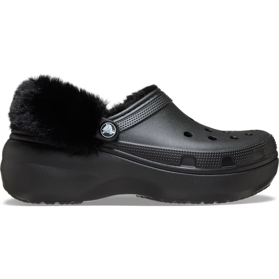 Classic Platform Fuzz Lined Clog