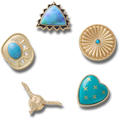 Gold Turquoise Western 5 Pack