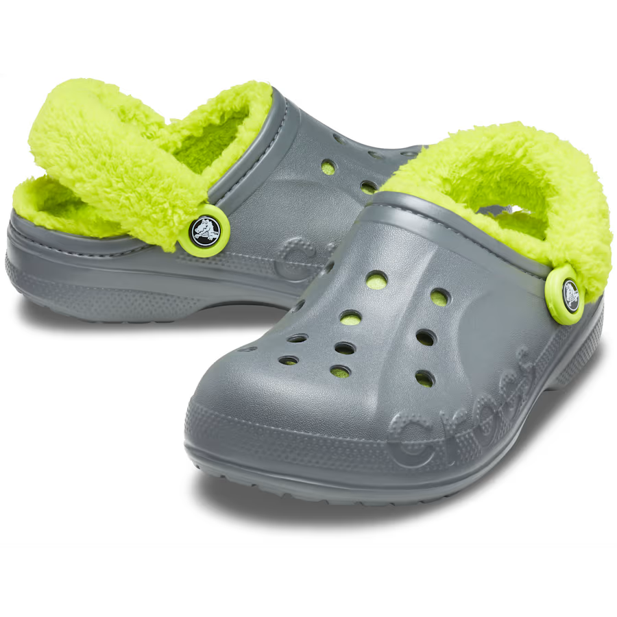 Baya Lined Fuzz-Strap Clog
