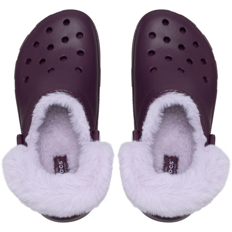 Classic Platform Fuzz Lined Clog