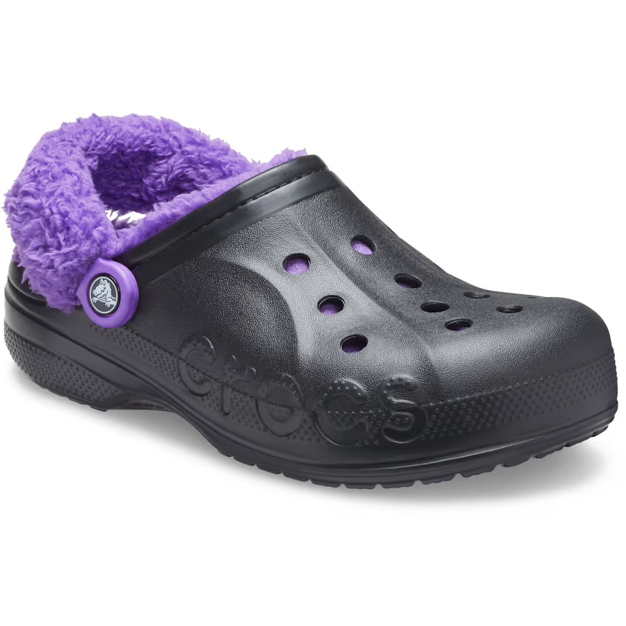 Baya Lined Fuzz-Strap Clog