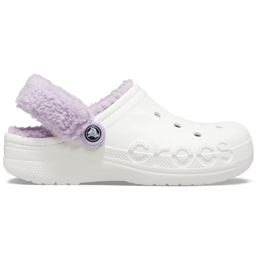 Baya Lined Fuzz-Strap Clog