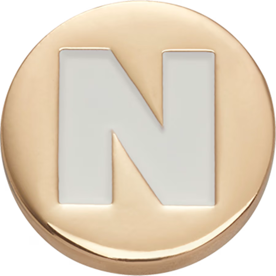 Gold Letter N