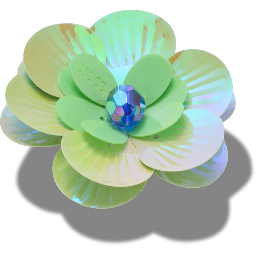 Sequin Green Flower