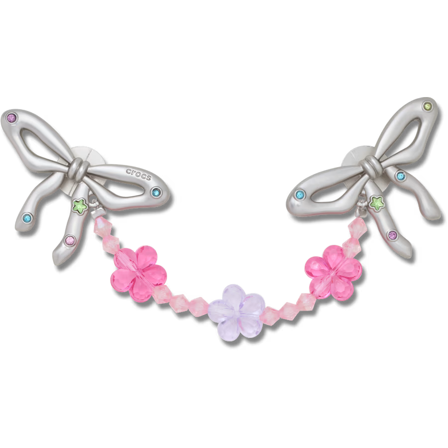 Silver Meta Flower Chain