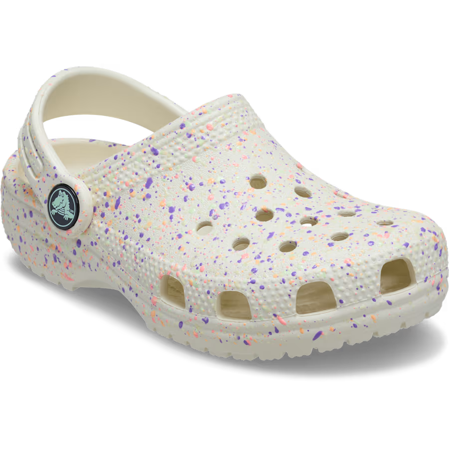 Kids' Classic Glow Paint Splatter Clog
