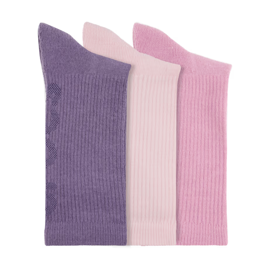 Crocs Socks Crew Texture Logo 3-Pack