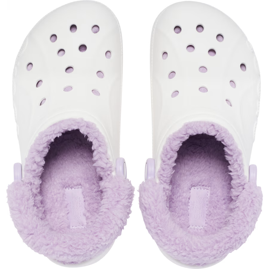 Baya Lined Fuzz-Strap Clog