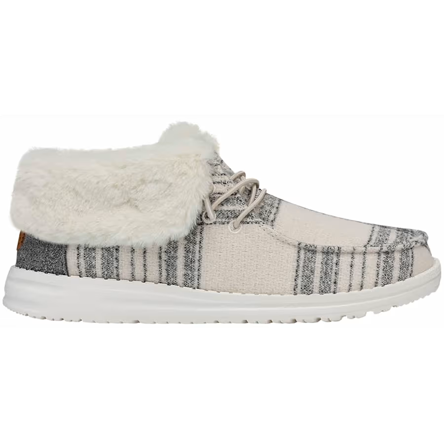 Wendy Fold Boot Plaid Cozy