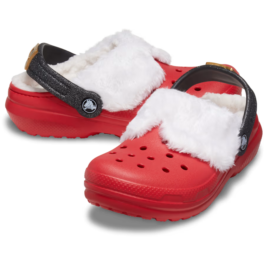 Kids’ Classic Lined Santa Clog
