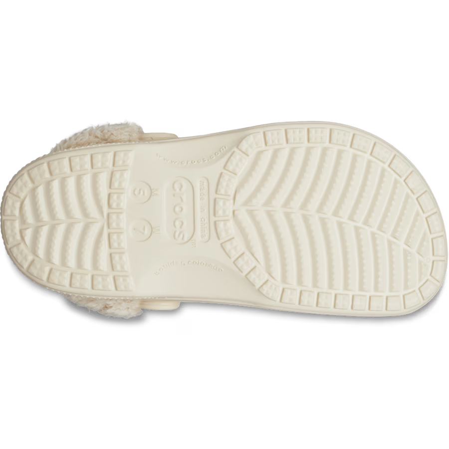 Baya Lined Fuzz-Strap Clog